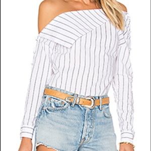 Striped Lovers & Friends Off Shoulder Blouse